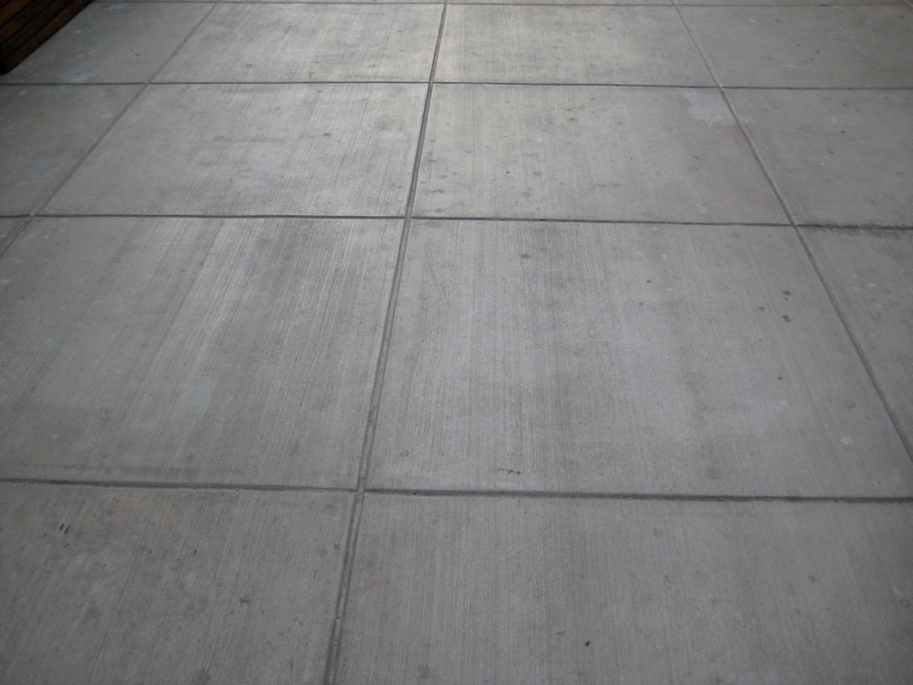 Cured broom finish concrete patio with score lines — Concrete Etc., Inc., Los Angeles County