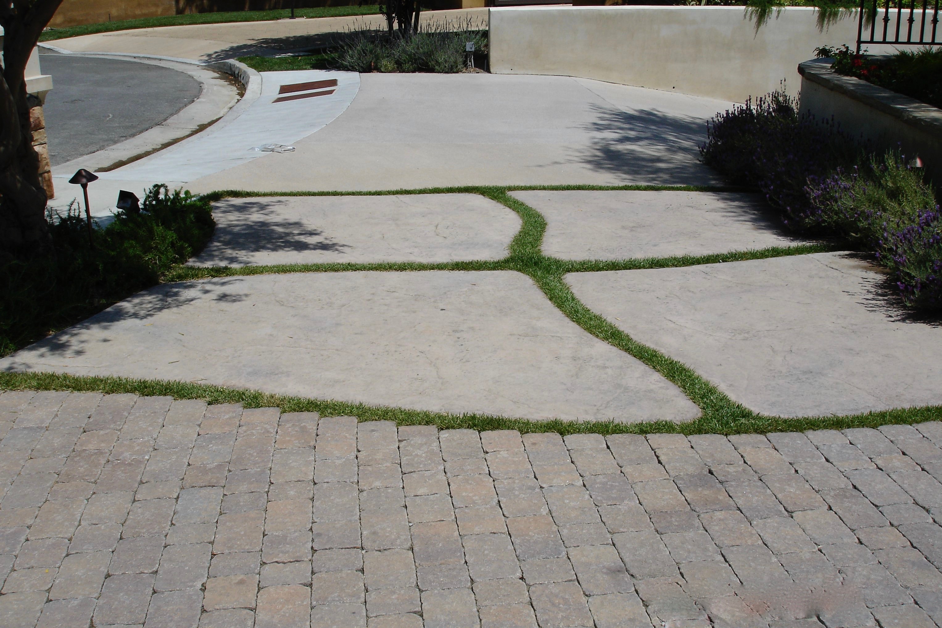 Flagstone patio and masonry work by Concrete Etc Inc Los Angeles County