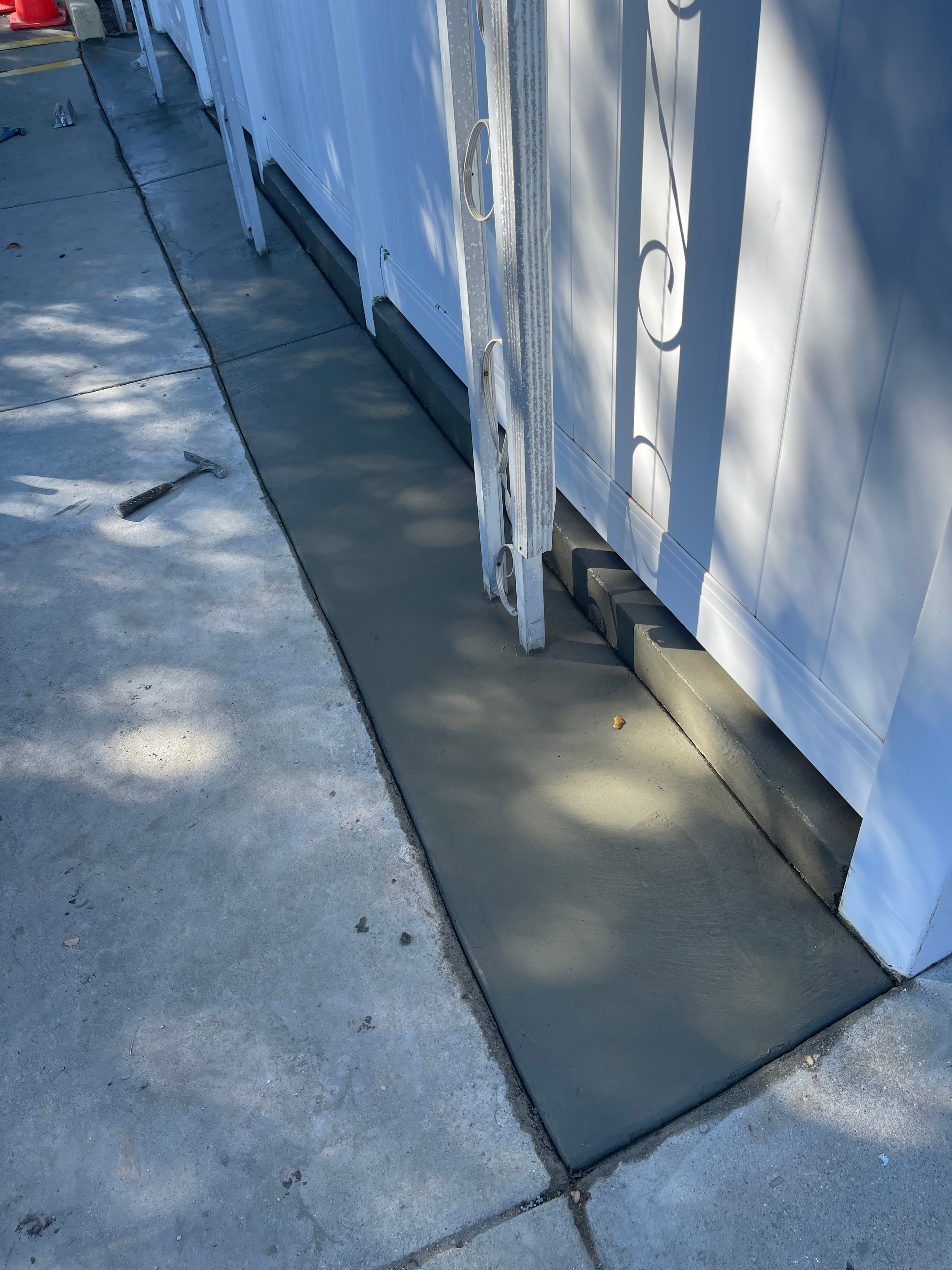 Concrete slab section repair in Los Angeles County by Concrete Etc., Inc.